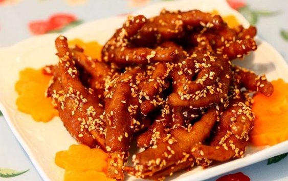 Chân gà rút xương nướng