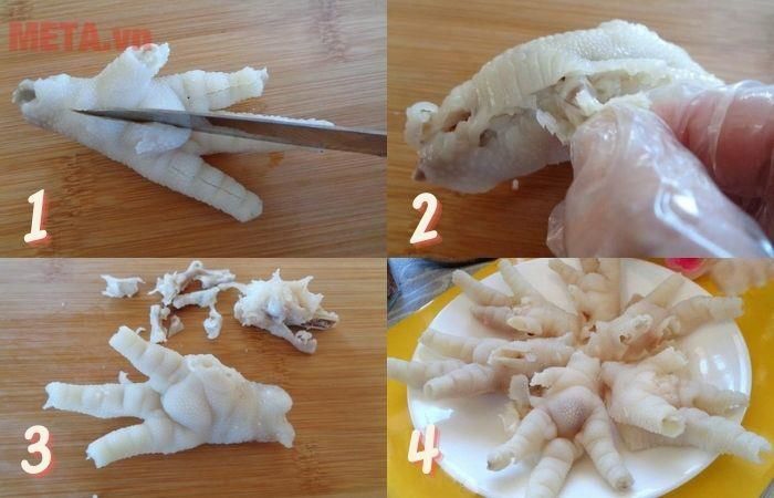 Cách rút xương chân gà Cách rút xương chân gà