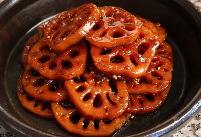 Củ sen kho nước tương Củ sen kho nước tương