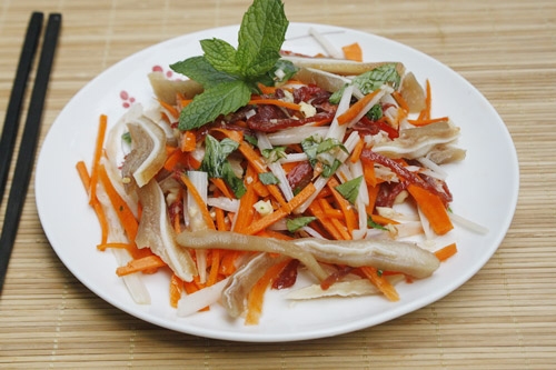 Cách làm nộm ngó sen tai heo Cách làm nộm ngó sen tai heo