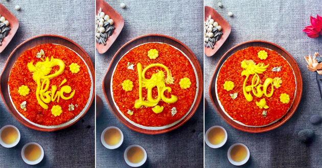 Cách nấu xôi cho mâm cơm rằm tháng 7