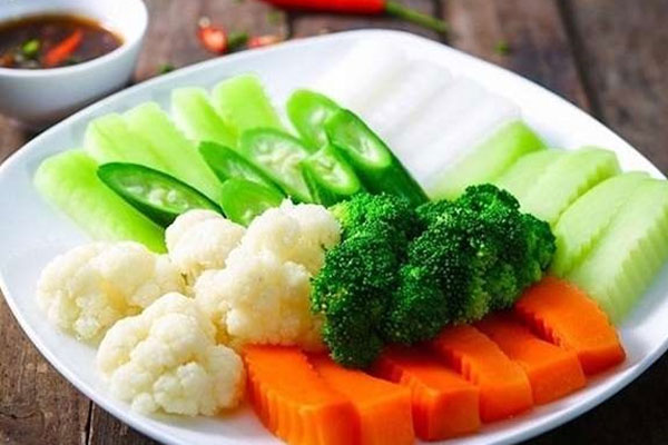Rau củ luộc Rau củ luộc
