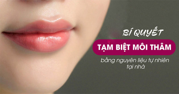 Cách trị thâm môi