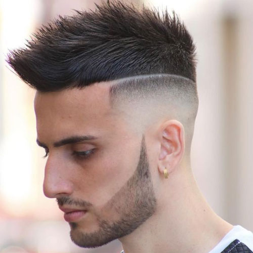 Tóc undercut mái nhọn Tóc undercut mái nhọn