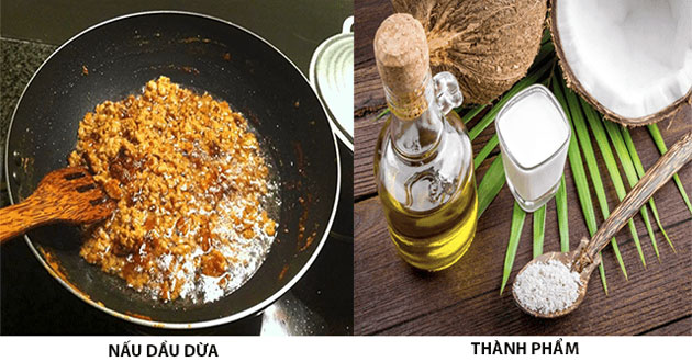 Nấu dầu dừa Nấu dầu dừa