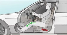 Tư thế ngồi lái ô tô chuẩn giúp đi đường dài không mệt và tránh bệnh cột sống