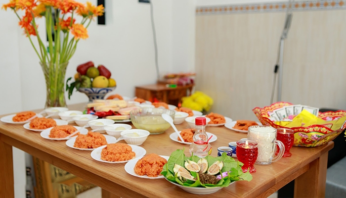 Thông thường, các gia đình hay cúng thôi nôi vào sáng sớm hoặc buổi tốia Thông thường, các gia đình hay cúng thôi nôi vào sáng sớm hoặc buổi tốia