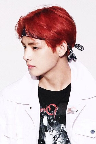 Tóc màu nâu đỏ cho nam da trắng