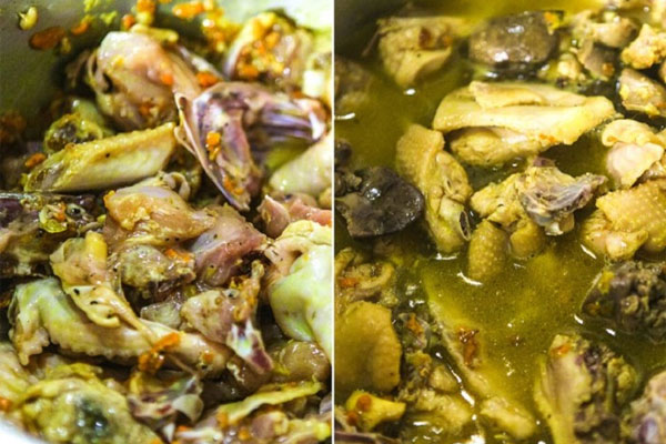 Cách làm mì quảng gà Cách làm mì quảng gà