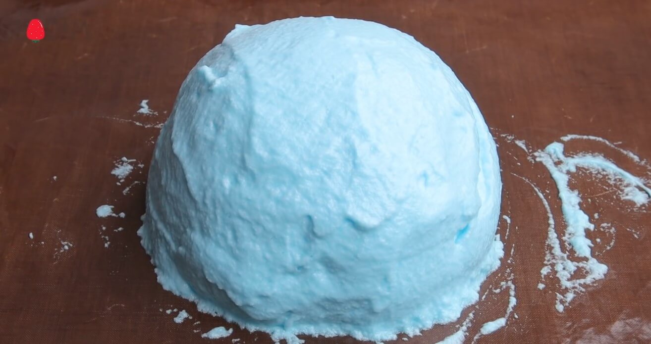 Tạo hình cho bánh mây bồng bềnh Tiktok