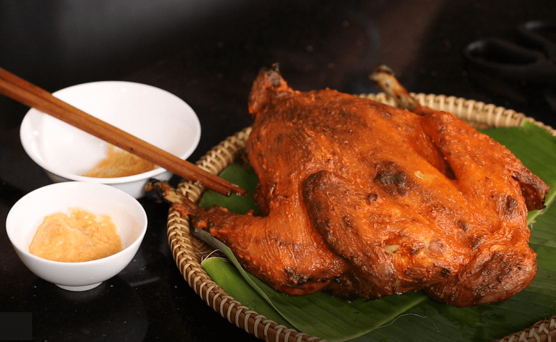 Gà nướng sầu riêng Gà nướng sầu riêng