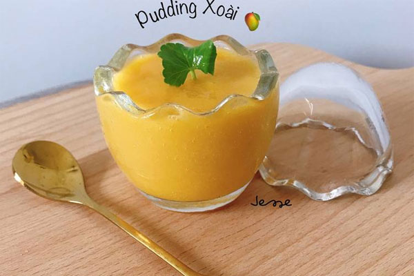 Pudding xoài