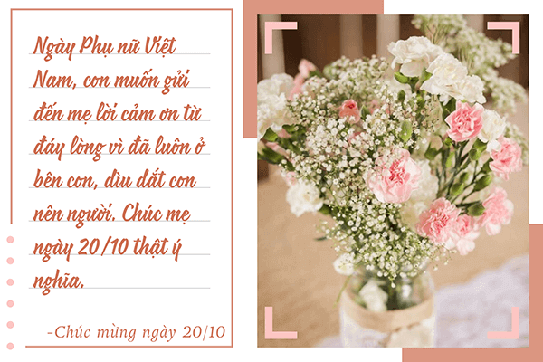 Lời chúc 20/10 cho mẹ yêu Lời chúc 20/10 cho mẹ yêu
