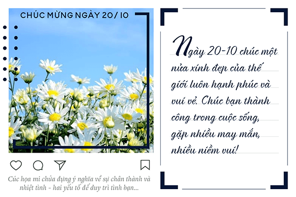 Lời chúc 20/10 cho bạn bè Lời chúc 20/10 cho bạn bè