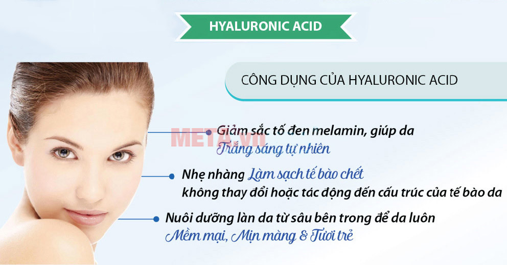 Tác dụng của Hyaluronic Acid Tác dụng của Hyaluronic Acid