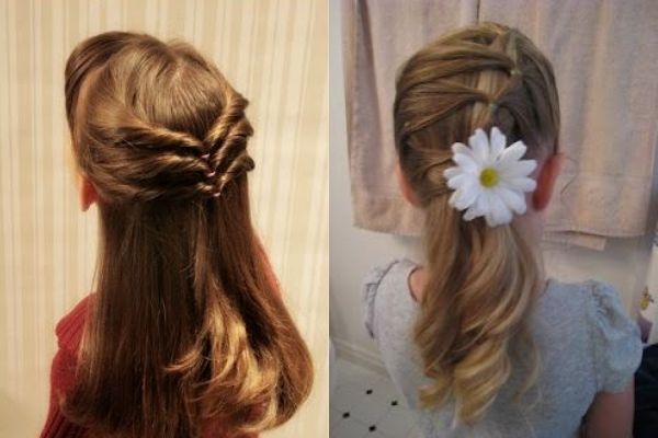 Kiểu tóc dễ thương cho con gái Kiểu tóc dễ thương cho con gái