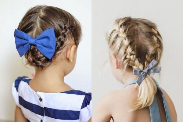 Cách đan tóc cho bé gái tóc ngắn Cách đan tóc cho bé gái tóc ngắn