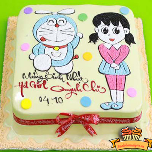 Bánh kem hình Doremon