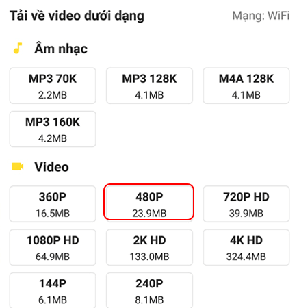 Cách tải nhạc trên Youtube về điện thoại Android bằng Snaptube Cách tải nhạc trên Youtube về điện thoại Android bằng Snaptube