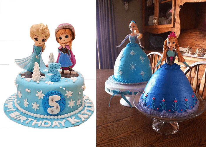 Bánh sinh nhật công chúa Elsa, Anna