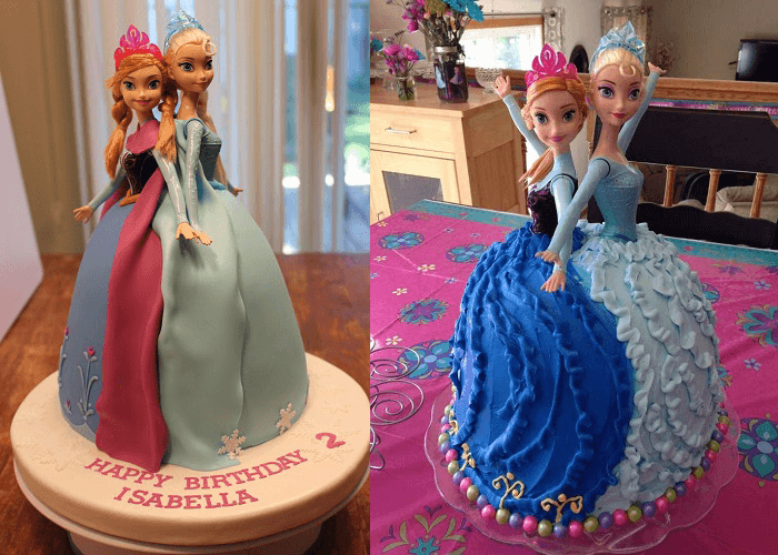 Bánh sinh nhật công chúa Elsa, Anna