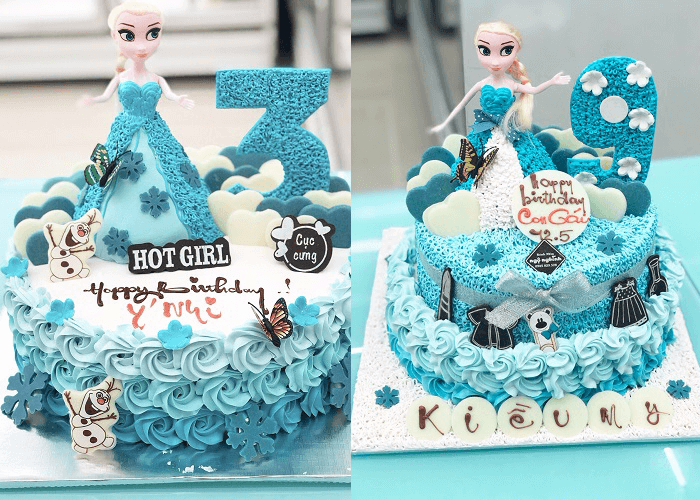 Bánh sinh nhật công chúa Elsa