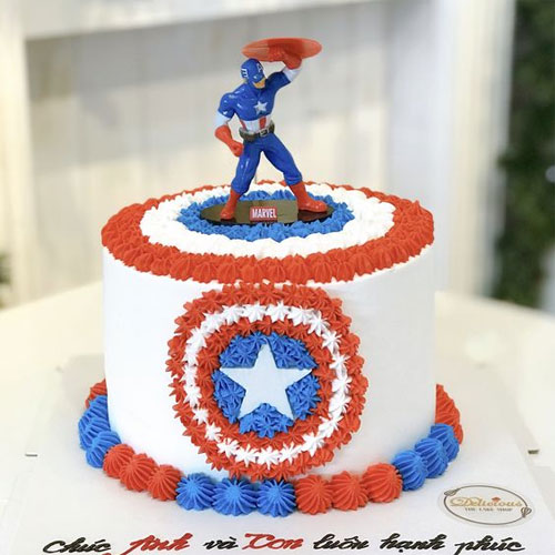 Bánh sinh nhật hình Siêu nhân Nhện Bánh sinh nhật hình Siêu nhân Nhện
