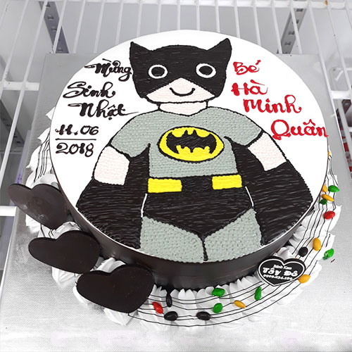 Bánh kem hình Người Dơi Bánh kem hình Người Dơi