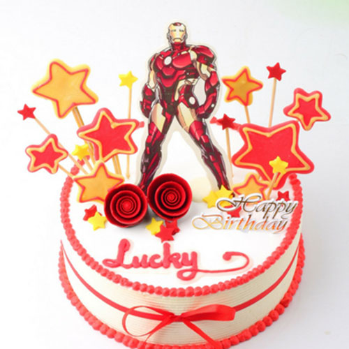 Bánh kem hình Iron Man Bánh kem hình Iron Man