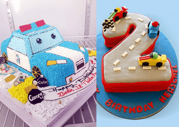 Bánh sinh nhật hình ô tô đẹp nhất