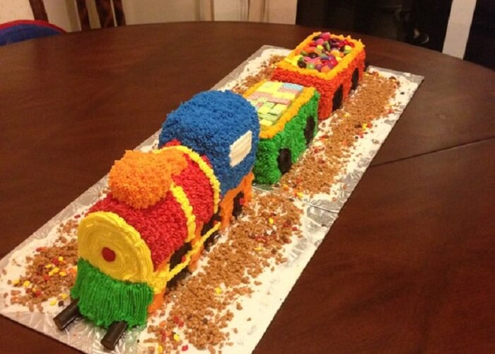 Bánh sinh nhật hình tàu hỏa đẹp nhất