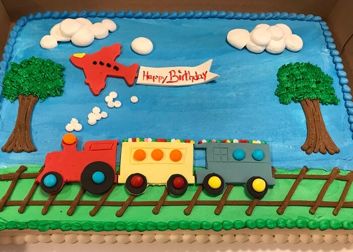 Bánh sinh nhật hình tàu hỏa đẹp nhất