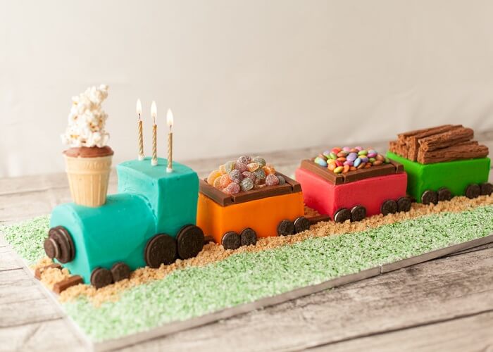 Bánh sinh nhật hình tàu hỏa đẹp nhất