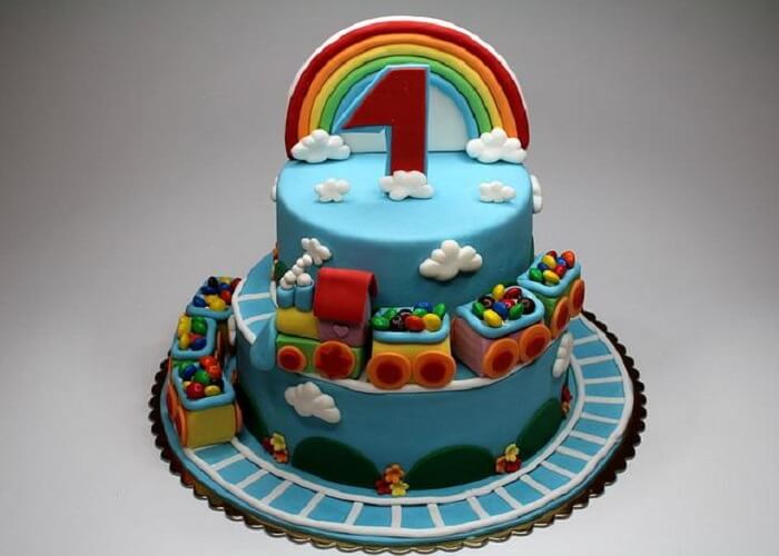 Bánh sinh nhật hình tàu hỏa đẹp nhất