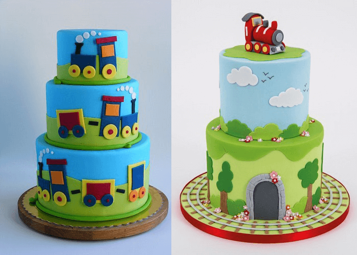 Bánh sinh nhật hình tàu hỏa đẹp nhất