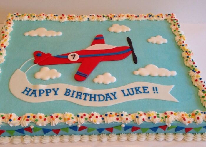 Bánh sinh nhật hình máy bay đẹp nhất