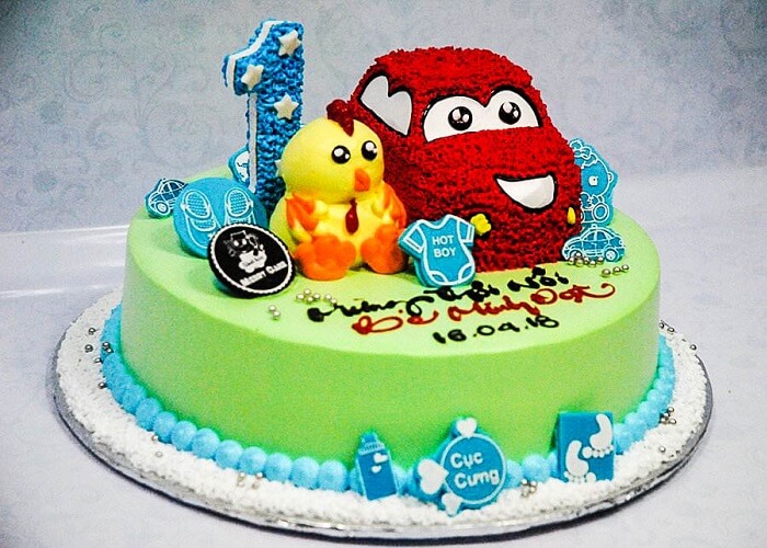 Bánh sinh nhật hình ô tô đẹp nhất