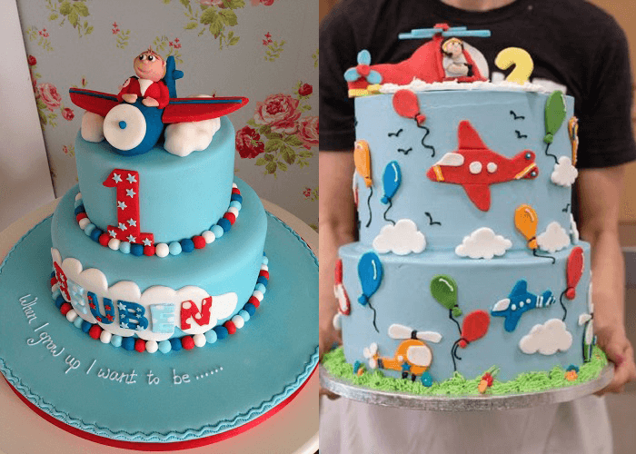 Bánh sinh nhật hình máy bay đẹp nhất