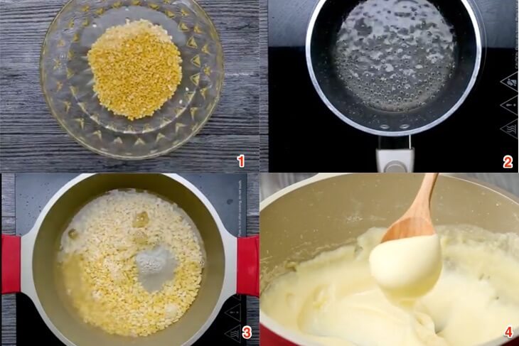 Cách làm nhân bánh dẻo lạnh Cách làm nhân bánh dẻo lạnh