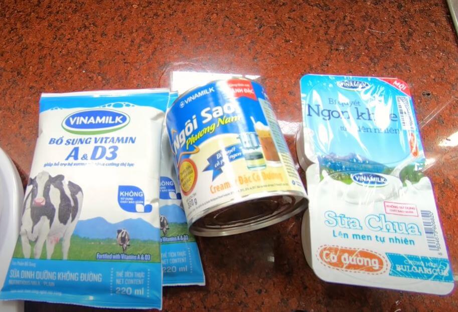 Nguyên liệu làm yaourt