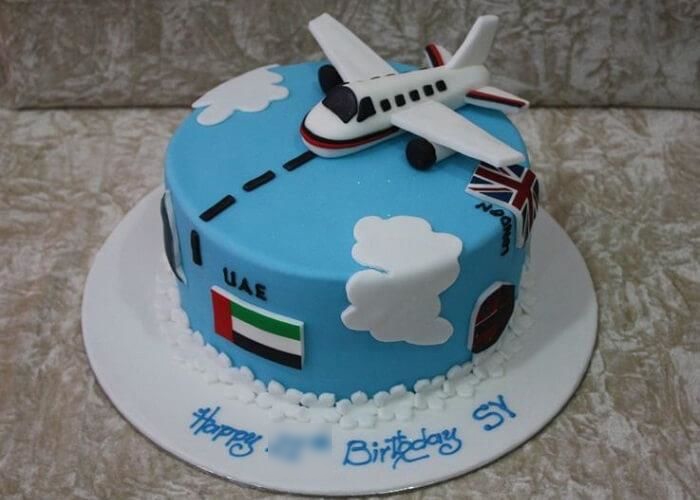 Bánh sinh nhật hình máy bay đẹp nhất