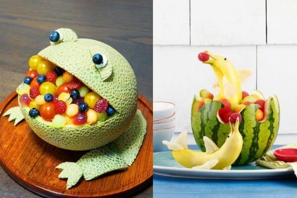 Ngoài ra, bạn có thể sử dụng dưa gang để tạo hình động vật Ngoài ra, bạn có thể sử dụng dưa gang để tạo hình động vật