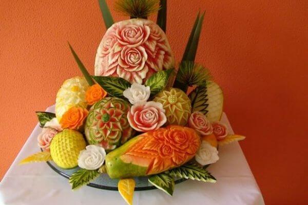 Mâm ngũ quả Trung thu đơn giản Mâm ngũ quả Trung Thu đơn giản