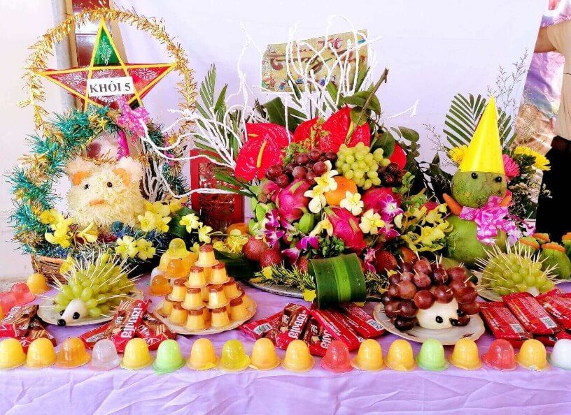 Hình ảnh mâm ngũ quả Trung thu Hình ảnh mâm ngũ quả Trung Thu