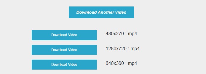 Lựa chọn định dạng download video Twitter