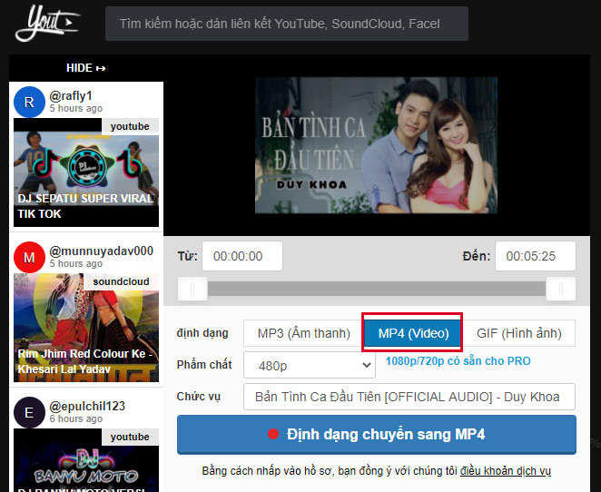 Trình duyệt web sẽ tự động chuyển hướng đến trang Yout.com Trình duyệt web sẽ tự động chuyển hướng đến trang Yout.com