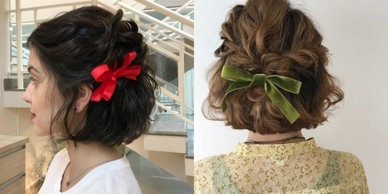 Các kiểu tết tóc ngắn xinh đi làm cho nàng