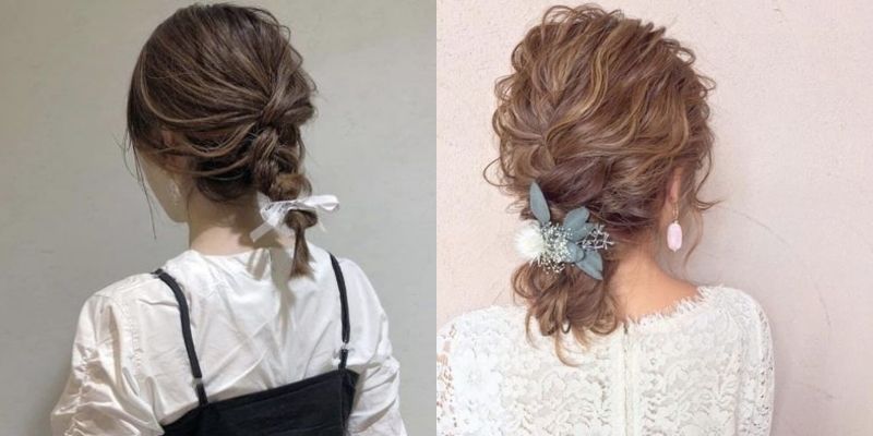 Tết tóc ngắn đẹp, đơn giản để đi làm