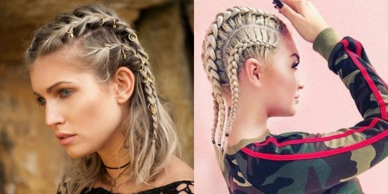 Thắt tóc ngắn đẹp đi chơi cho các bạn gái cá tính