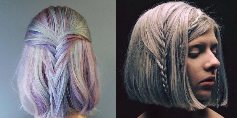 Cách tết tóc ngắn ngang vai đơn giản, cá tính